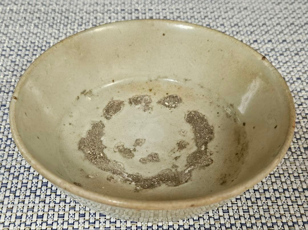 李氏朝鮮時代 李朝白磁 李朝堅手 茶碗 茶道具 茶器 深皿 小鉢 目