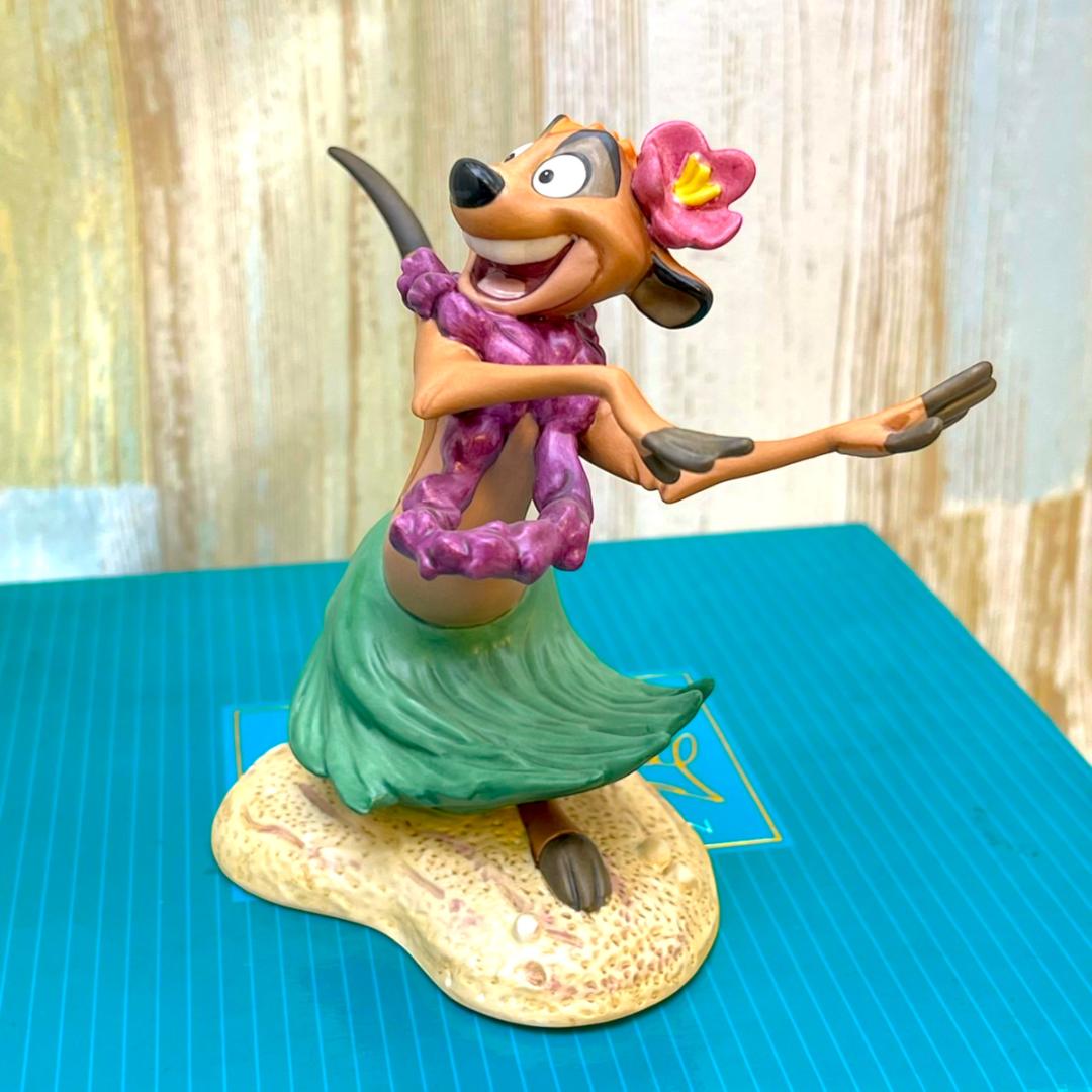 WDCC ライオンキング ティモン 缶バッチ ピンバッジ 陶器製 フィギュア