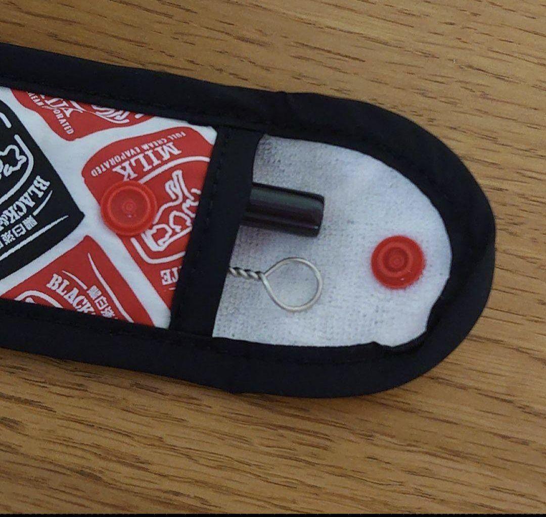 香港　黑白淡奶　ステンレスカップ　ストロー　セット