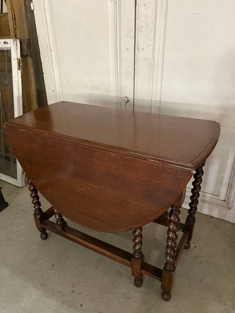 オーク　バタフライテーブル/ゲートレッグテーブル