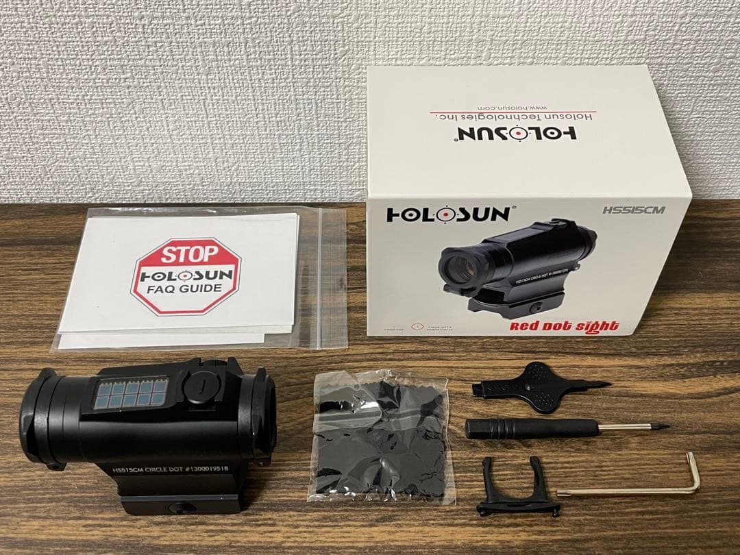 【9/19金 終了】Holosun HS515CM ドットサイト ホロサン 9/19金 終了】Holosun HS515CM ドットサイト ホロサン 9/19金 終了