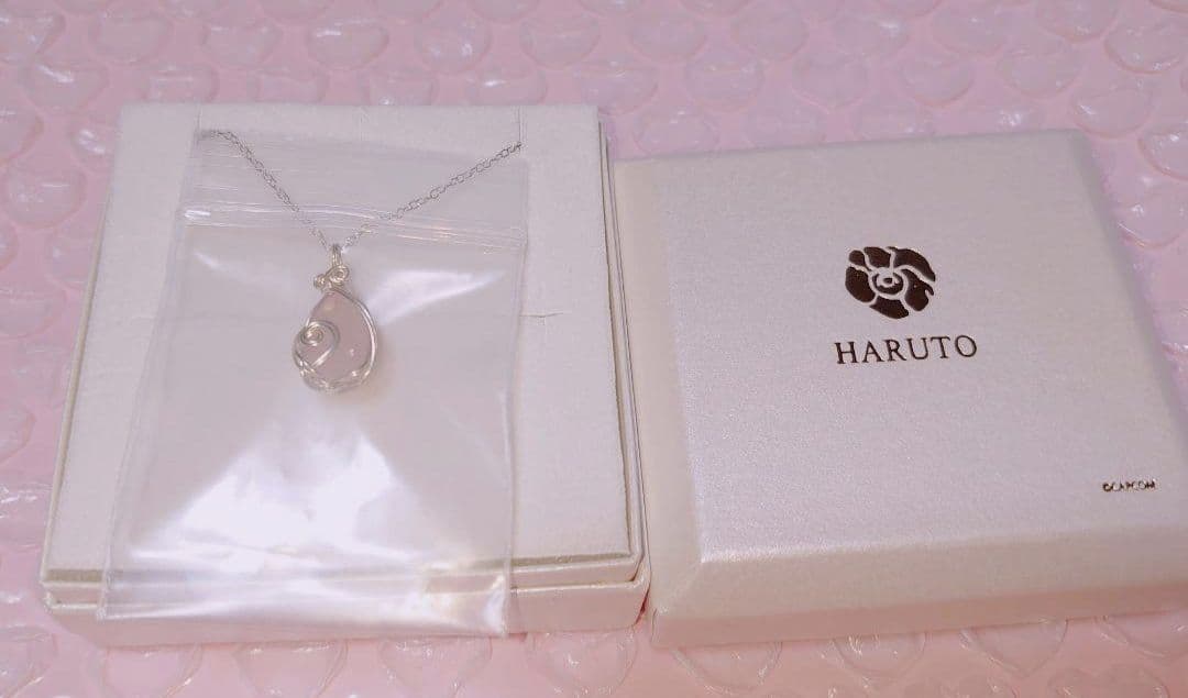 囚われのパルマ ハルト 鉱石のペンダント ネックレス ローズクォーツ