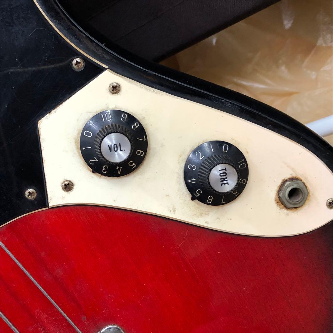 Morris 木製ベース 赤黒サンバースト 人気楽器 - メルカリ