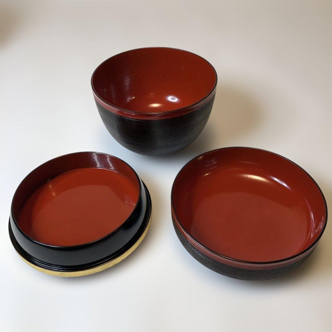 信玄弁当 天然木製 漆塗 6客セット