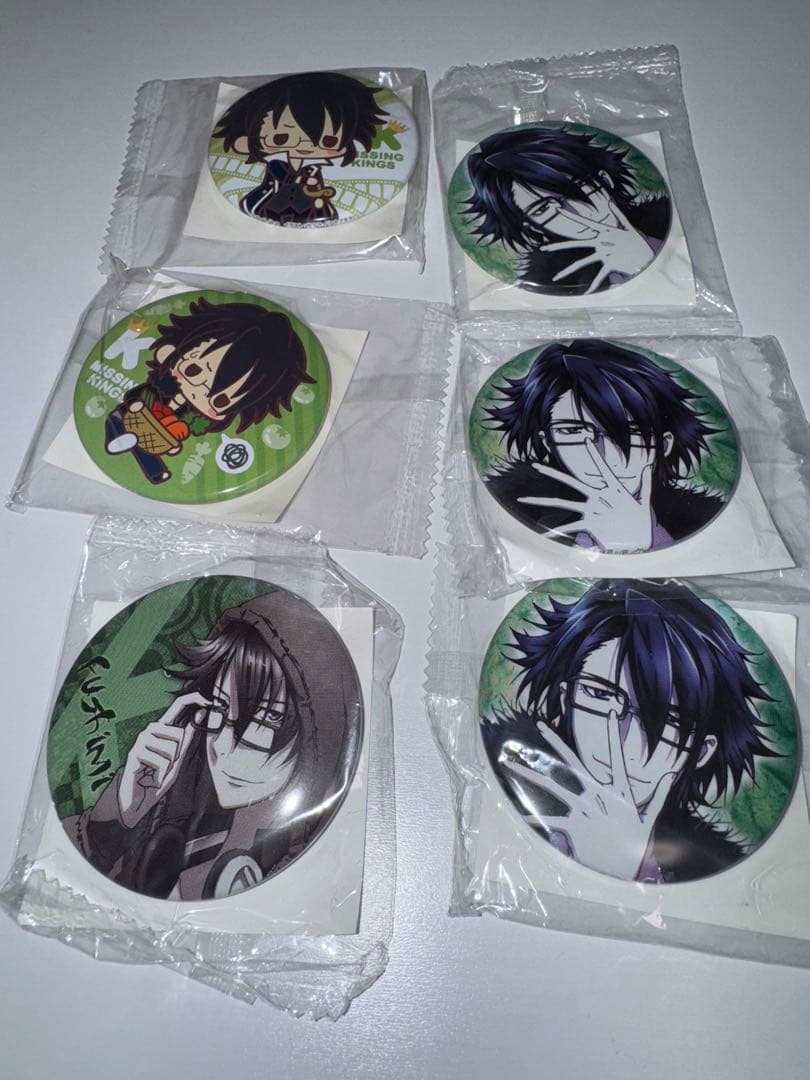 K 伏見猿比古 八田美咲 缶バッジ MissingKINGS アニカプまとめ売り