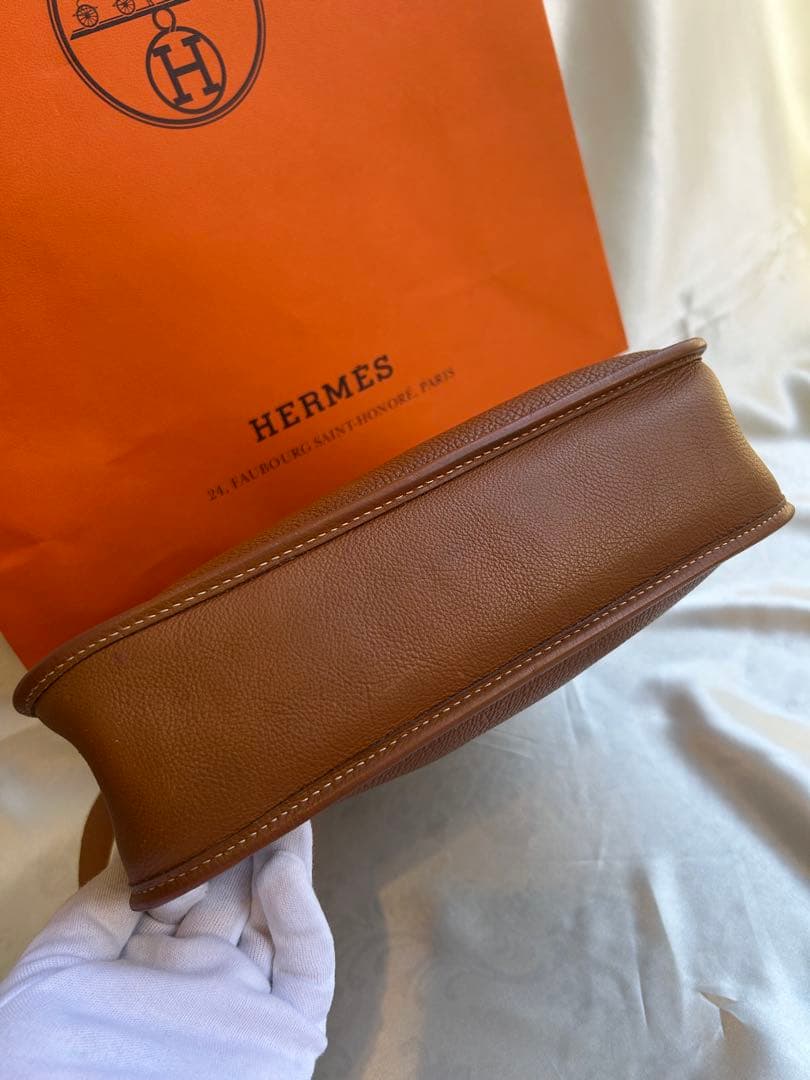 【SALE!】エルメス ヴェスパPM ブラウン×ゴールド金具