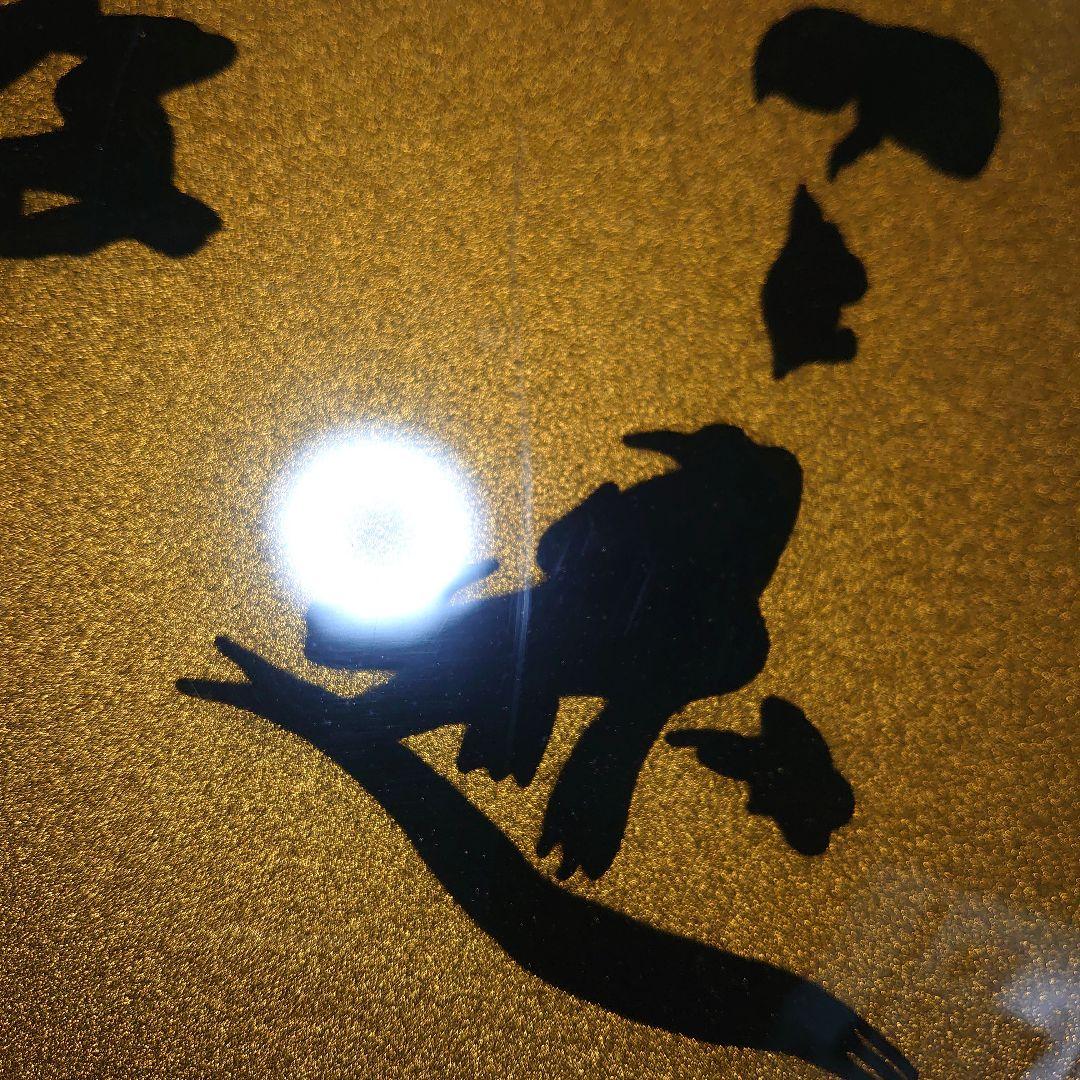 宝石象嵌工芸品 清光光雲 光泉 貴石画 丸額 置物 - メルカリ