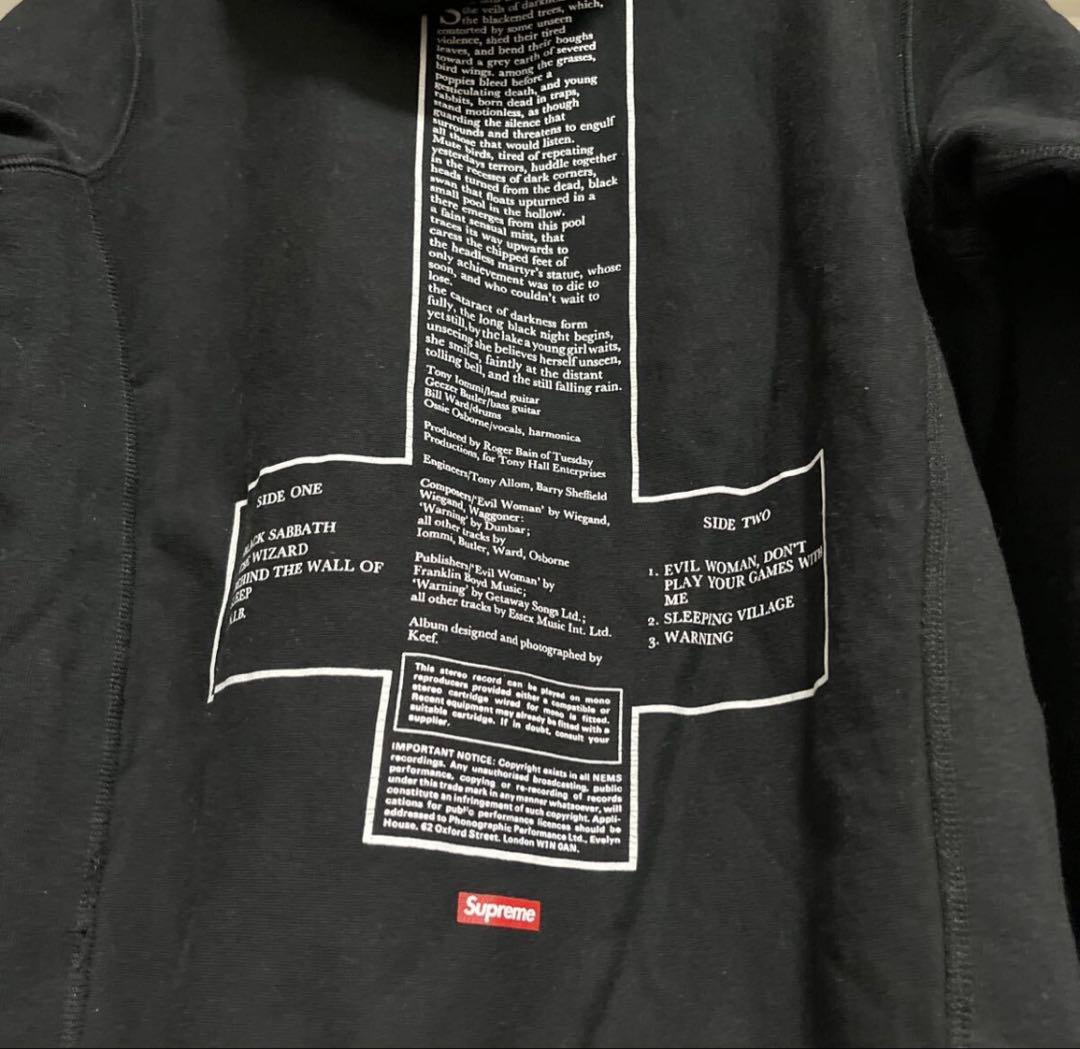 supreme black sabbath パーカー　M