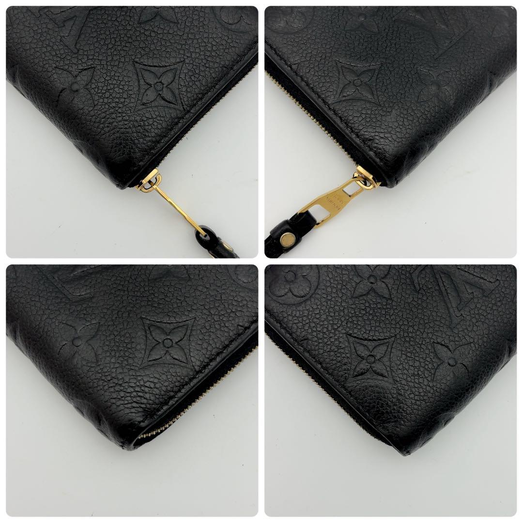 【限定価格】使用感小★ルイヴィトン アンプラント ジッピーパース 黒