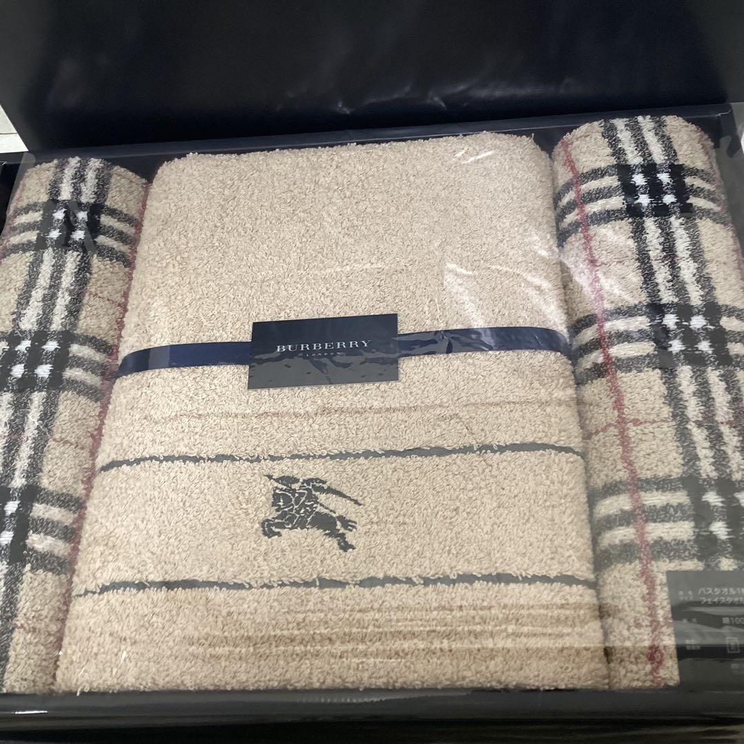 BURBERRY ノバチェック タオルセット