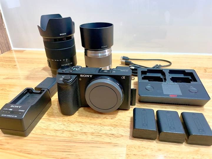 SONY α6500 状態良し レンズ2本セット バッテリー3つ a6500 Sony a6500｣の