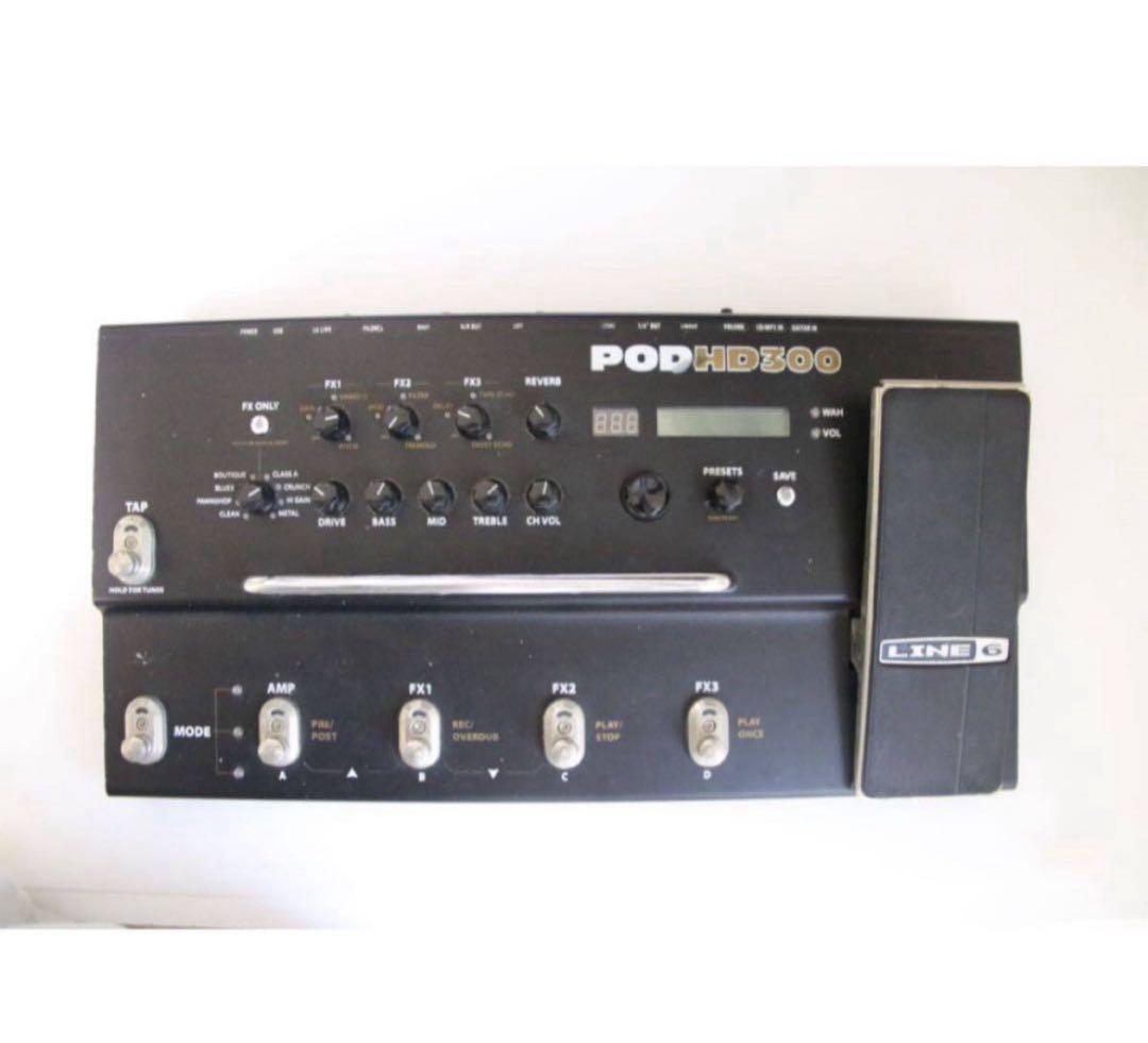 【動作確認OK】LINE6 POD HD300 マルチエフェクター　boss