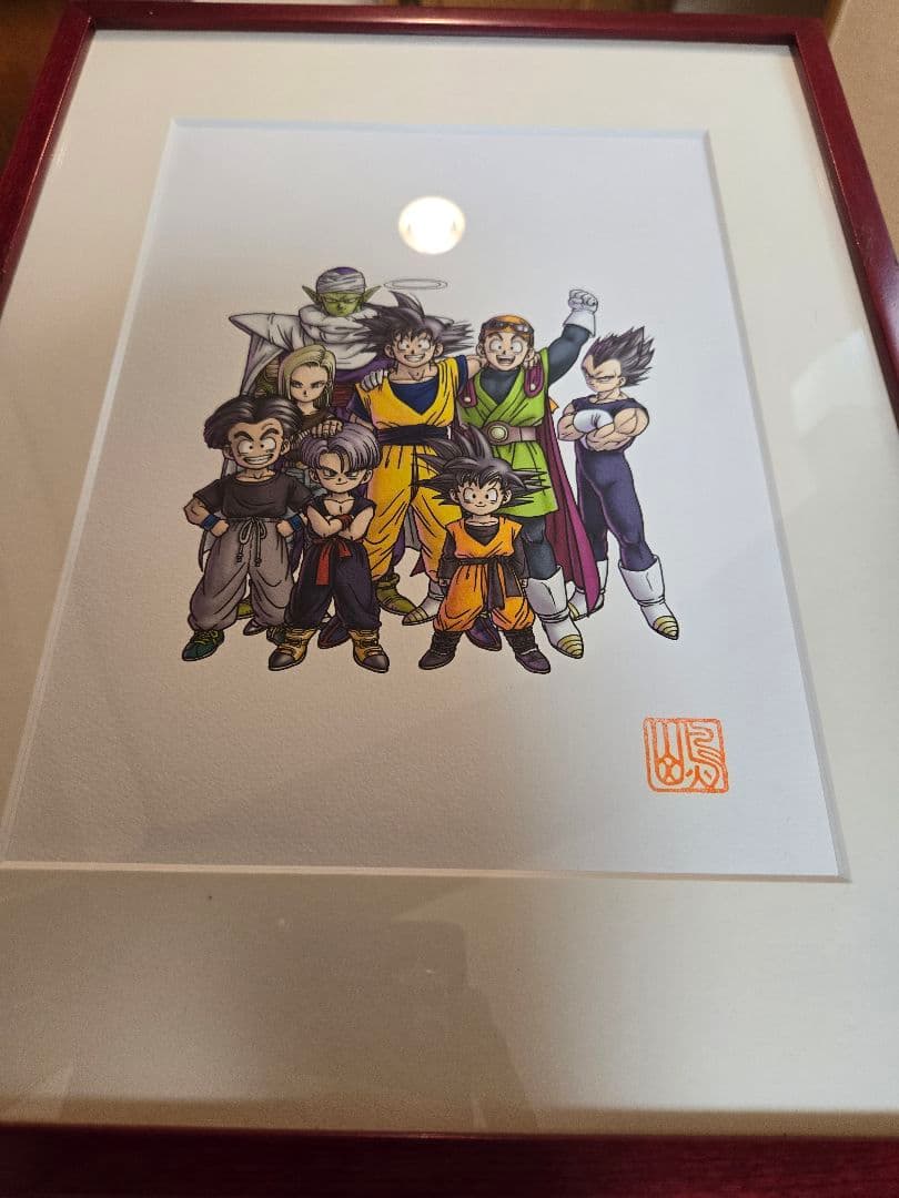 ドラゴンボール 完全版コミックス29複製原画 孫悟空 鳥山明 印鑑