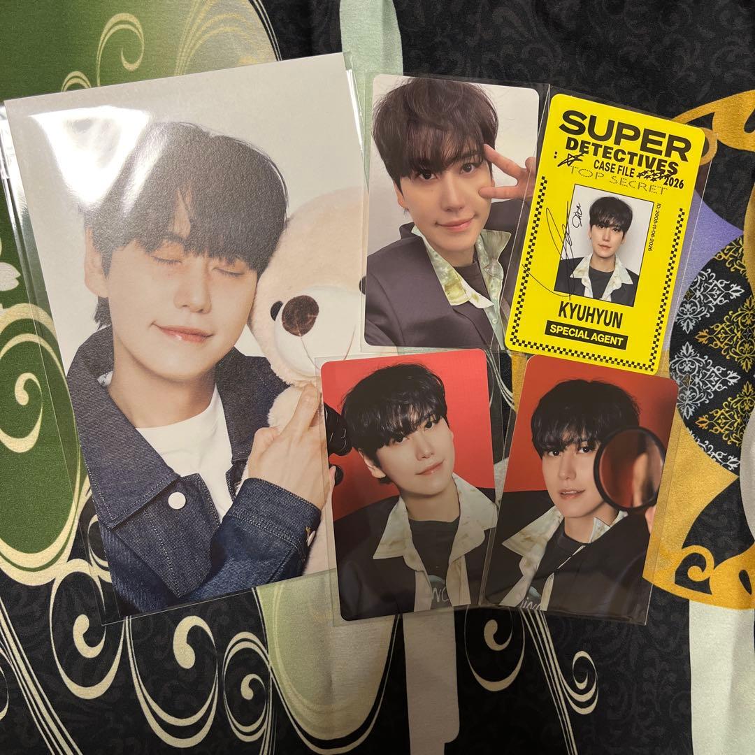super junior シーグリ2026 キュヒョン トレカ4枚 ポスカ1枚 - メルカリ