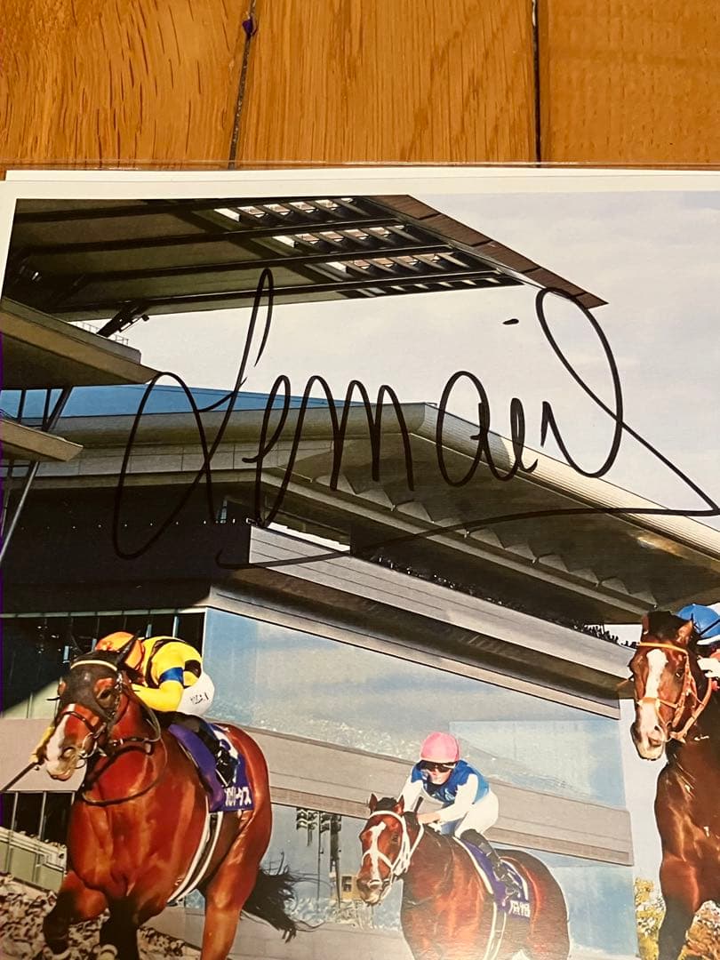イクイノックス　鬣　たてがみ　2023 天皇賞秋　C・ルメール騎手直筆サイン