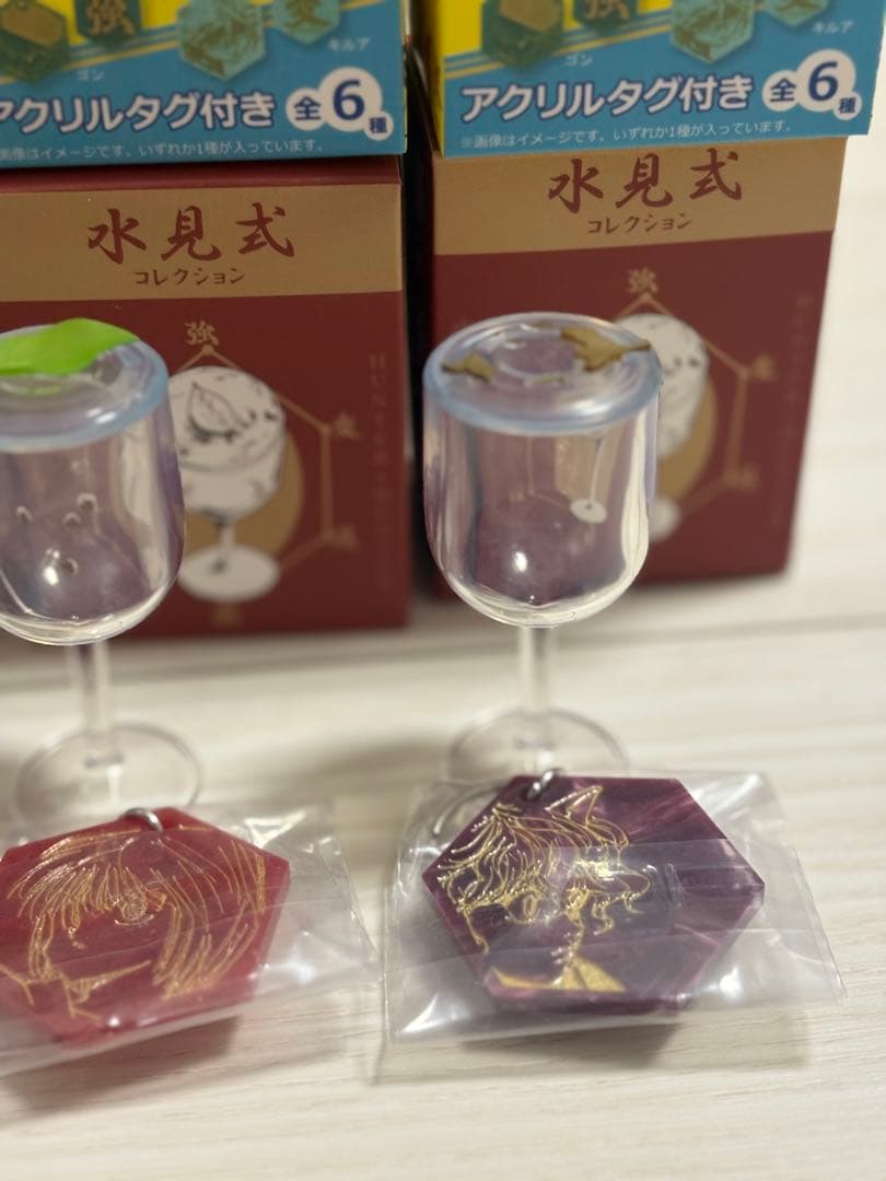 Rofj 水見式 ハンターハンター アクリルタグ付きグラス 5個セット