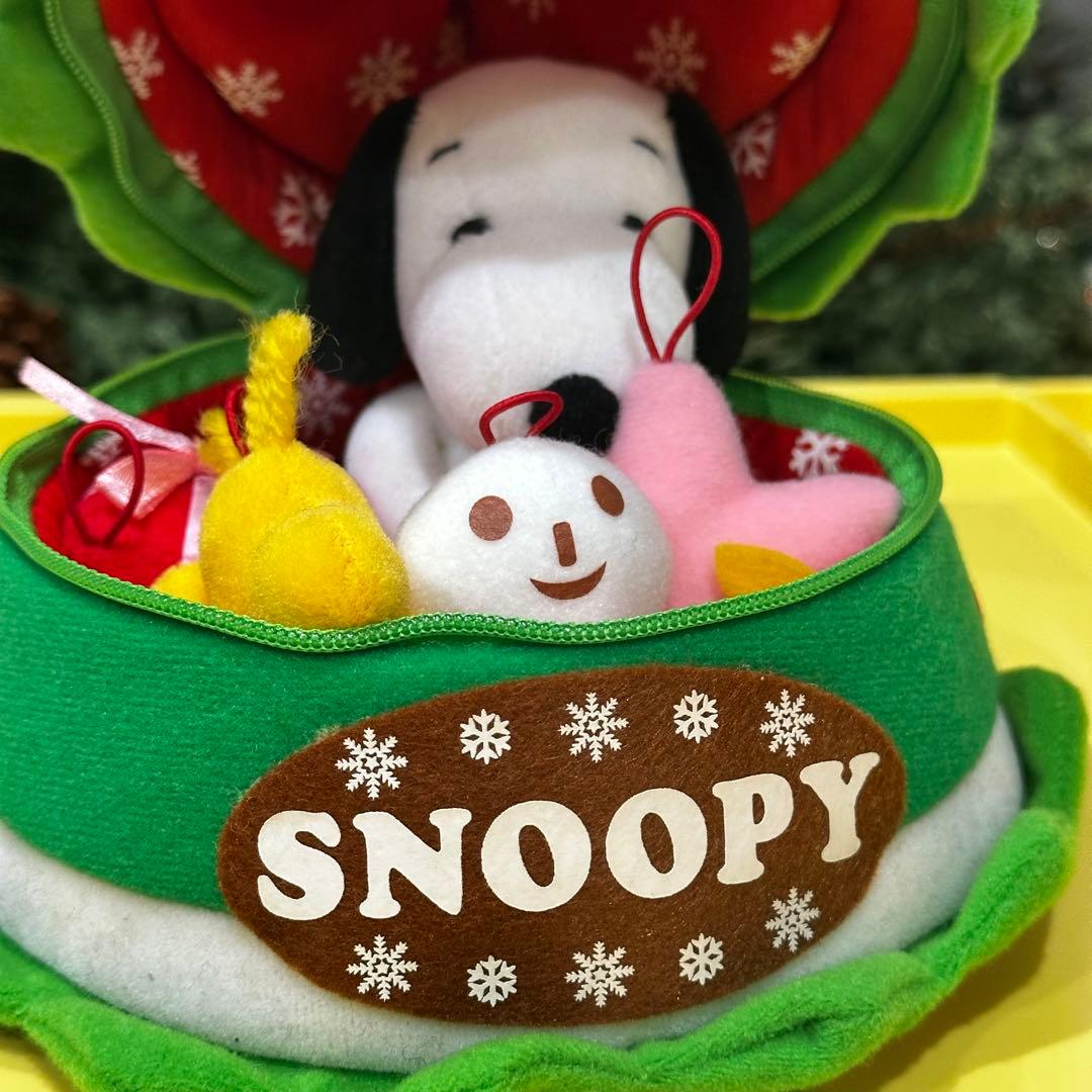 激レア スヌーピー クリスマス ツリー ぬいぐるみ オーナメント ピーナッツ