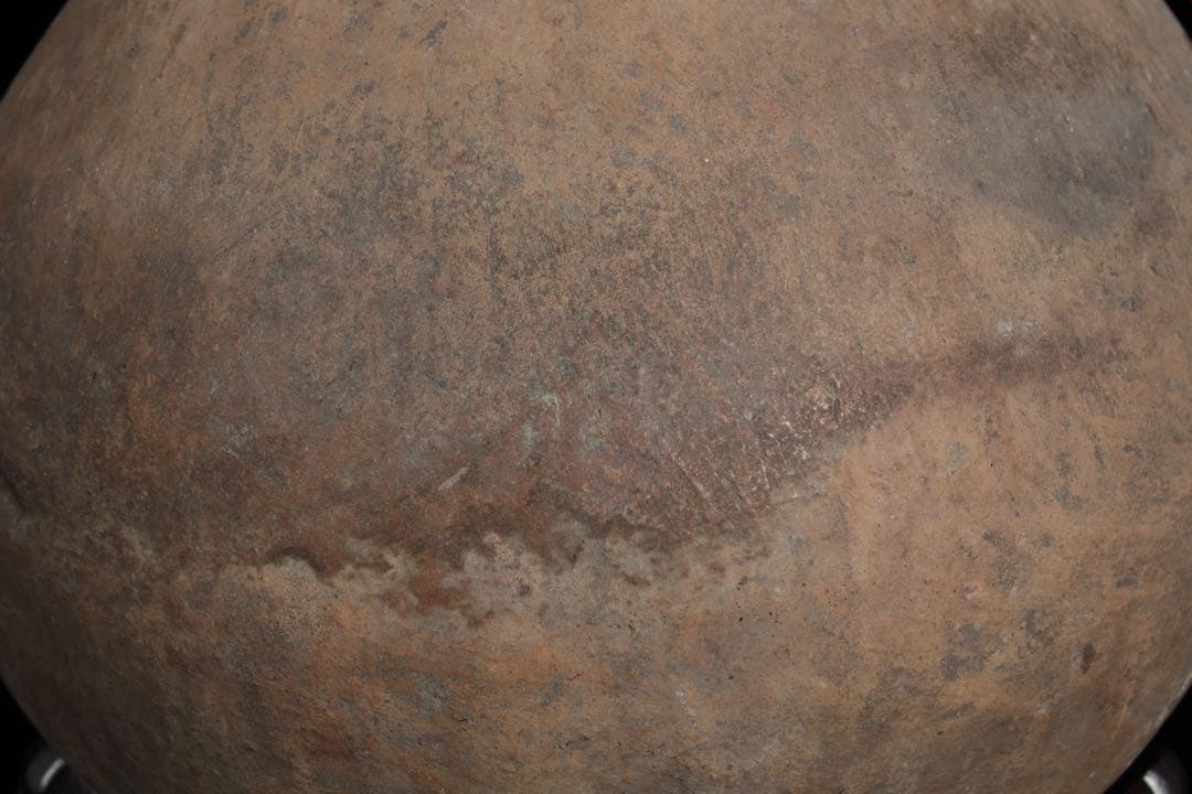 朝鮮美術 須恵器 新羅土器 壺 新羅無細土 出土品 木製台座 箱