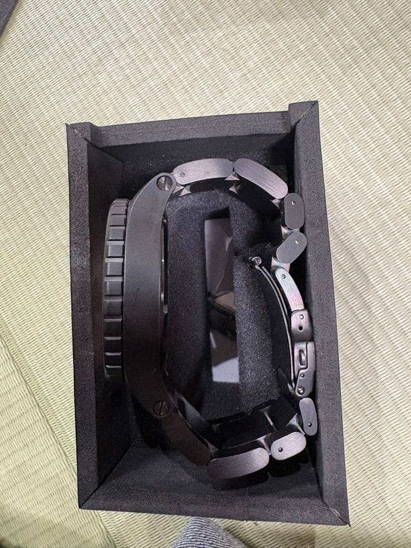 NIXON クロノグラフ 腕時計 オレンジ/ブラック