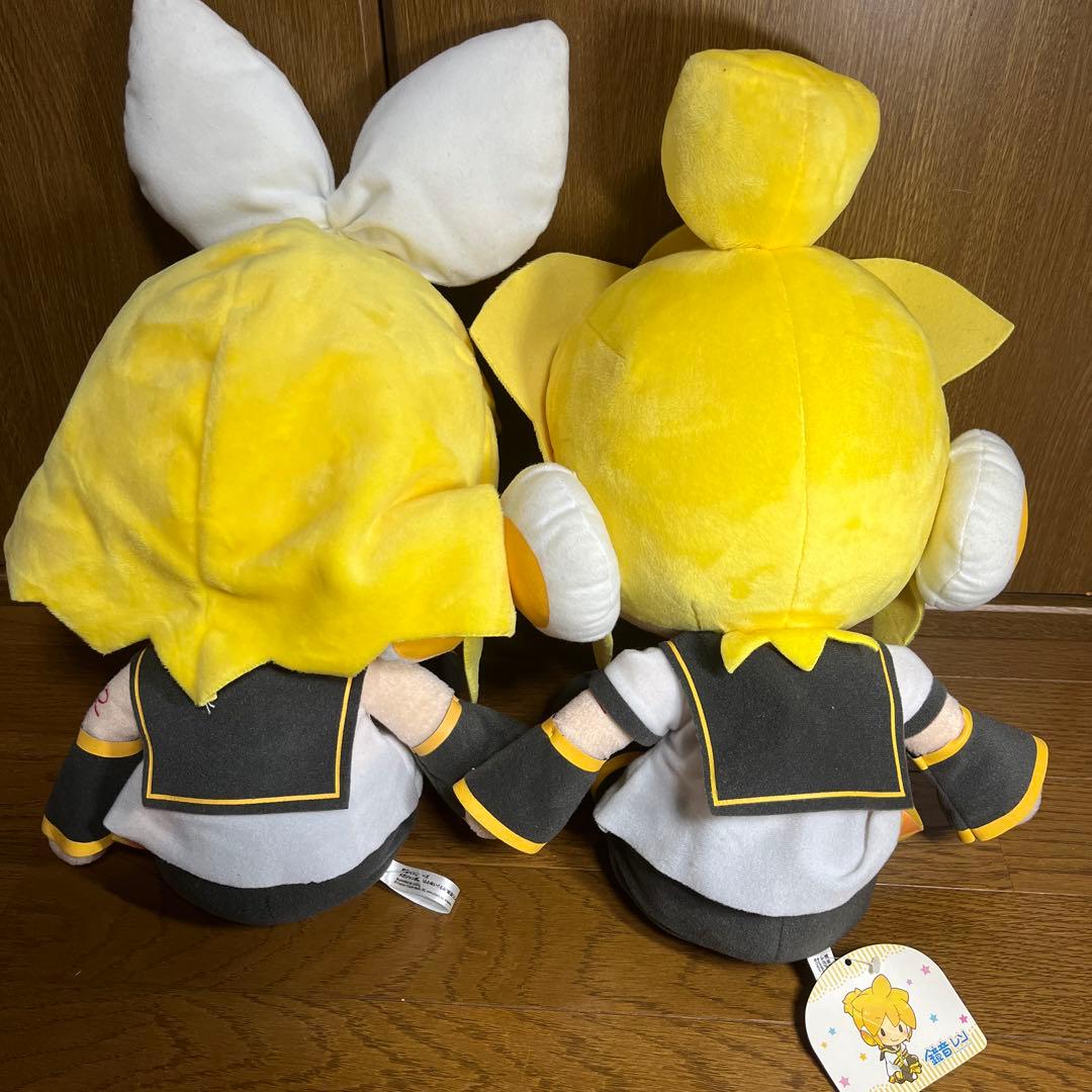鏡音リン・レン　メガジャンボふわふわぬいぐるみ　セット