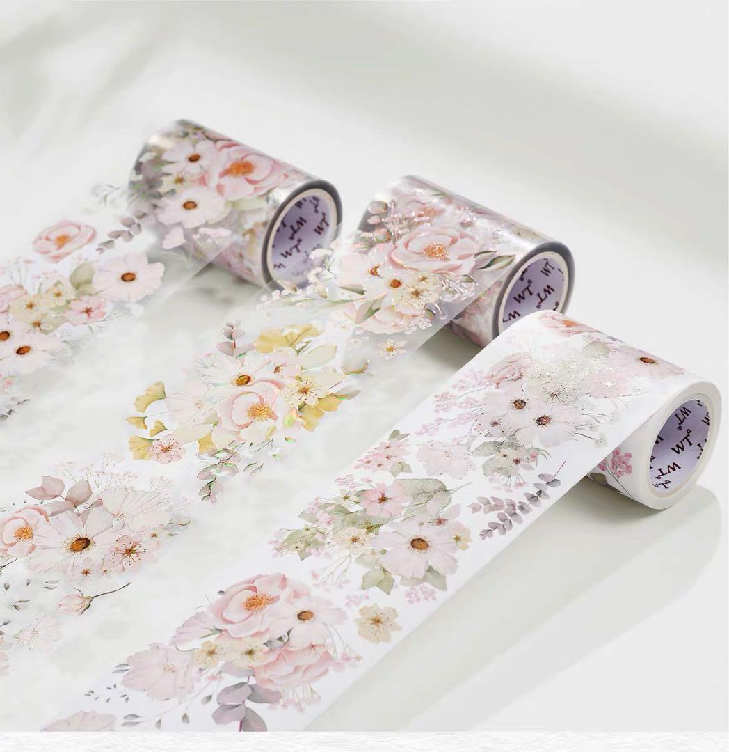 WT《花梢月树》海外マスキングテープ　マステ 【1324】