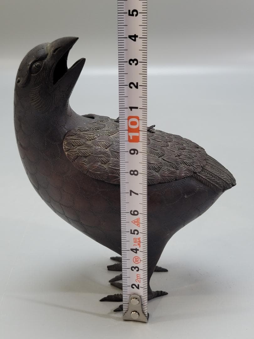 古銅 鶉 時代 香炉 DT511