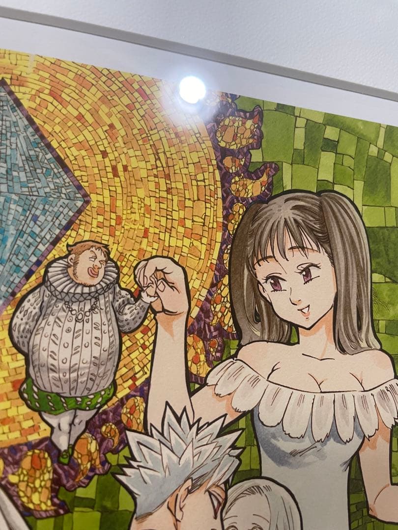 【直筆サイン】七つの大罪　原画展　オリジナル　版画　複製原画　鈴木央　ペア