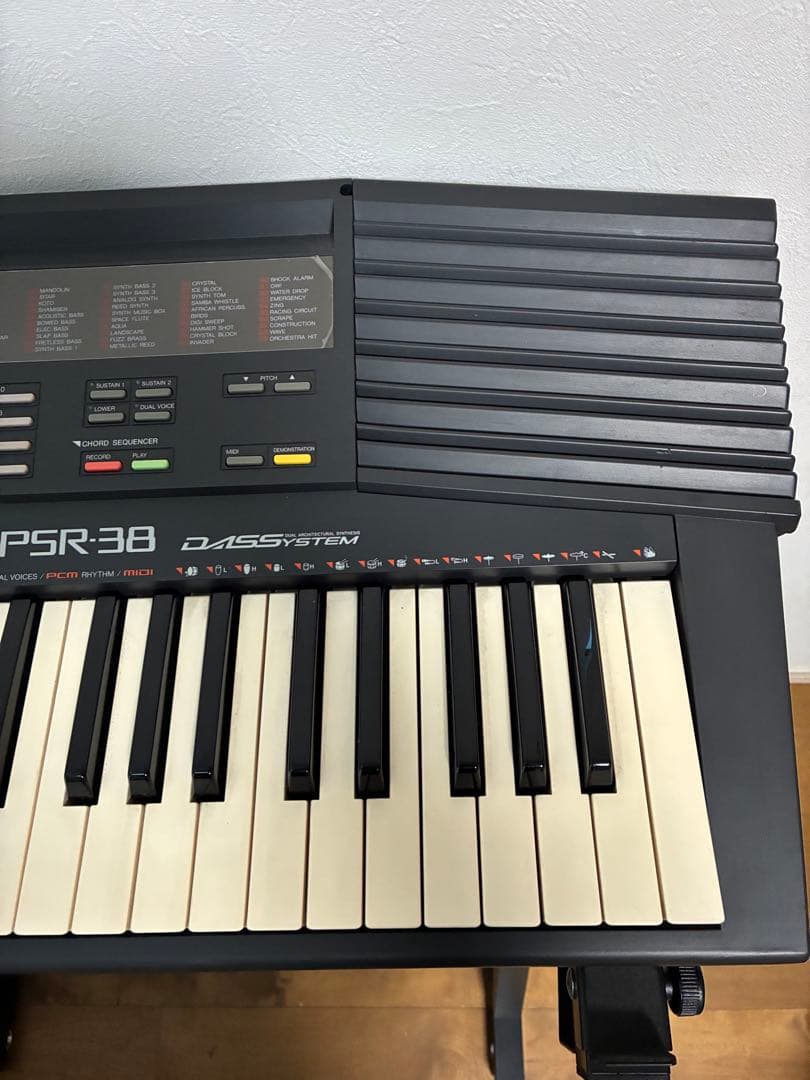YAMAHA ヤマハ キーボード PSR-38 スタンド付き