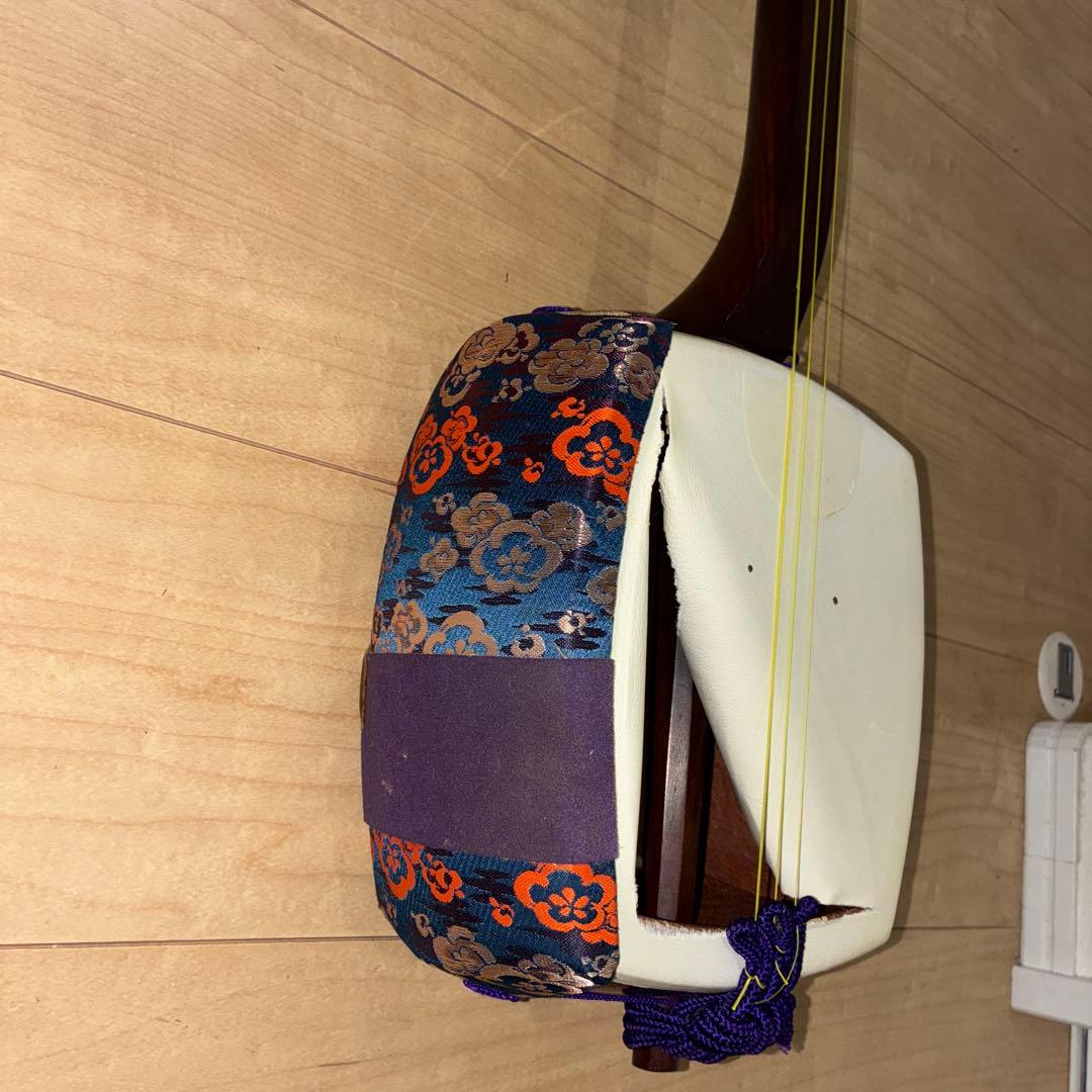 津軽三味線 紅木 東さわり 太棹 和楽器 弦楽器 ハードケース 三味線