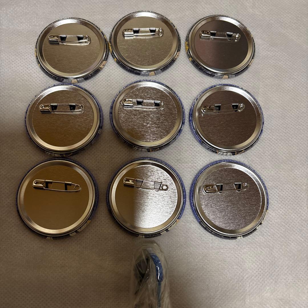 リ*】様 銀魂 土方十四郎 缶バッジ 9個＋根付 1個 セット 土方 十四郎