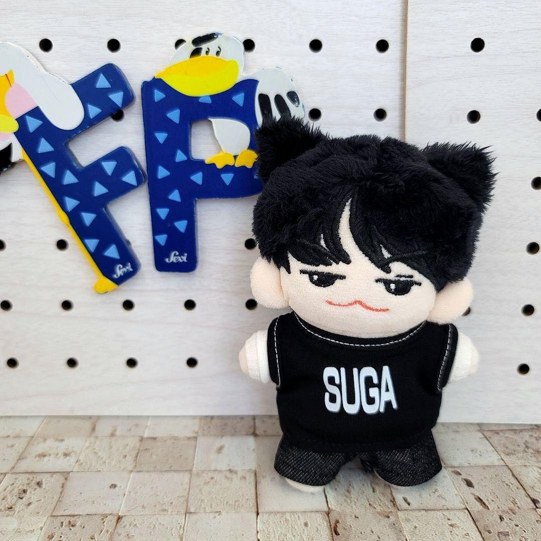 10cm ぬいぐるみ SUGA ユンギ ぬい服 グクトゥギ 本体 bts 新品