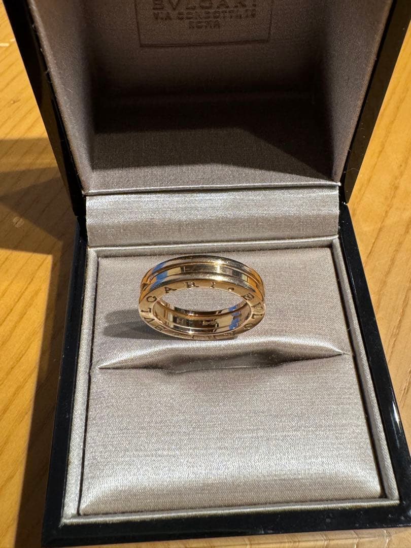 BVLGARI ピンクゴールドリング 専用ボックス付き