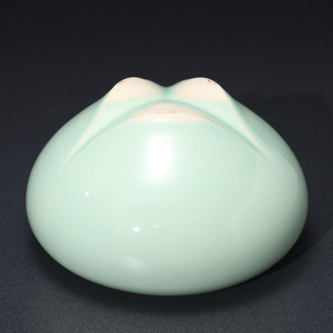 青磁香炉 三枝惣太郎 共箱 香道具 R1522ダN3