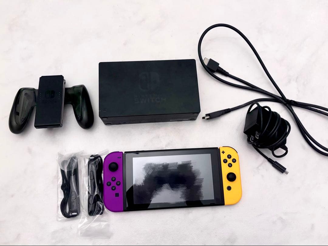 Nintendo Switch 本体 joycon ネオンパープル/オレンジ