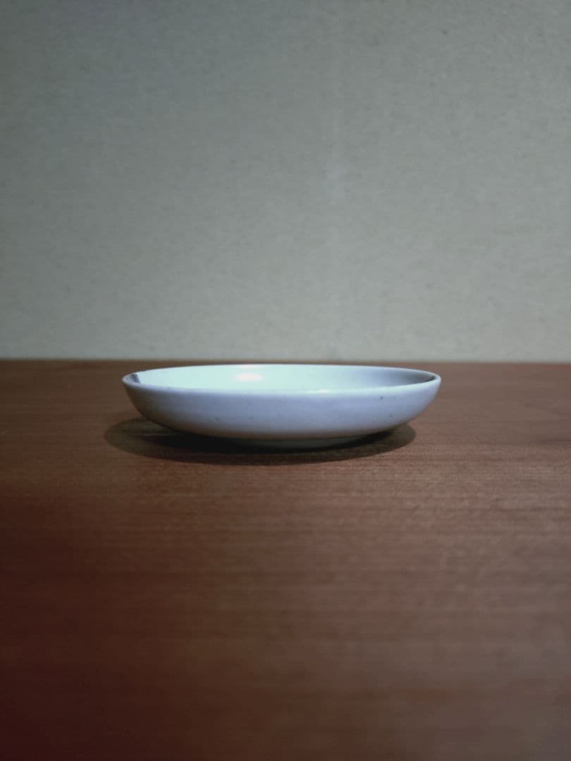 古伊万里 染付 青海波 帆船紋 豆皿 手塩皿