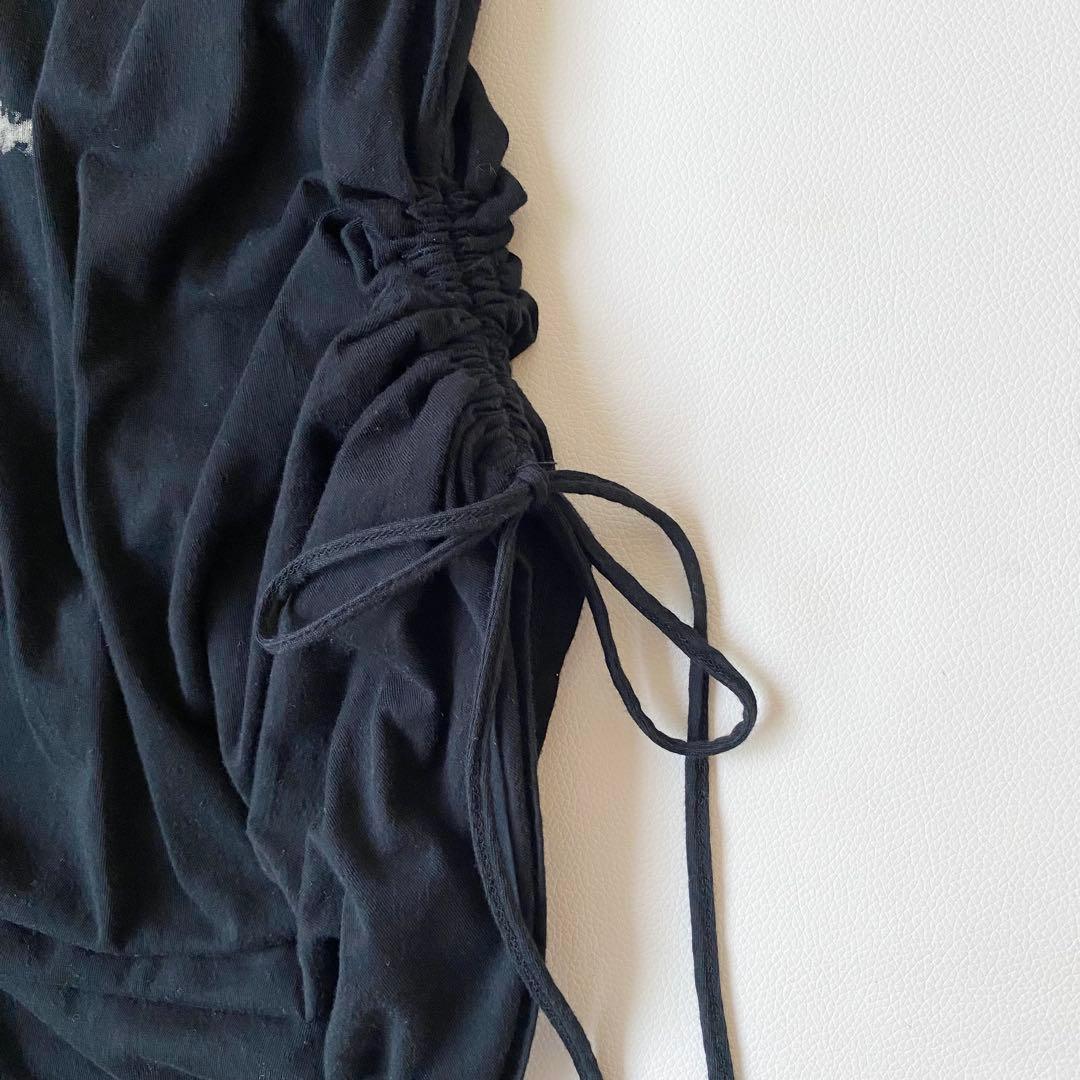 ヒステリックグラマー　スカルベリー　タンクトップ　ストロベリー　スカル　絞り紐