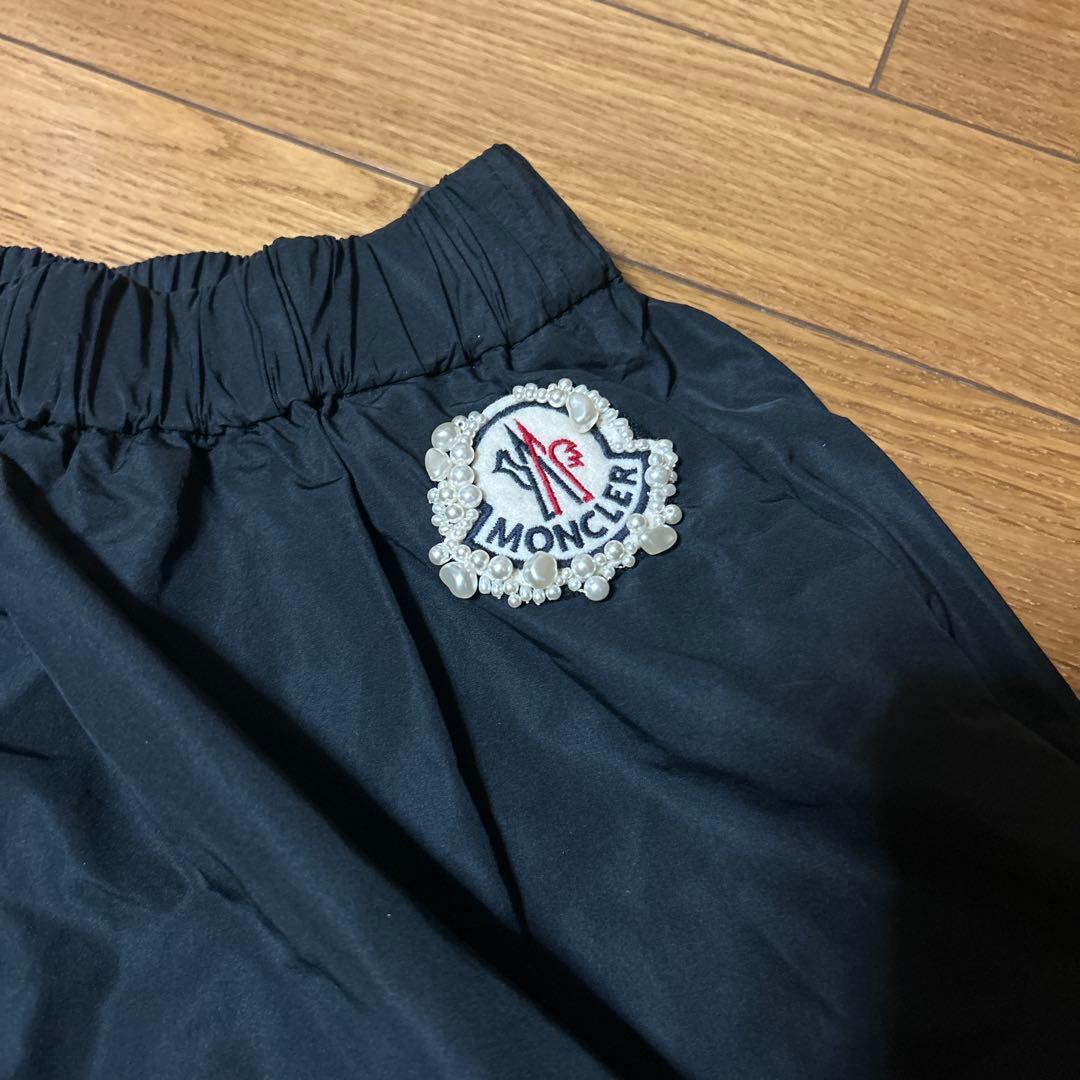MONCLER 黒 フレアスカート 未使用タグ付き