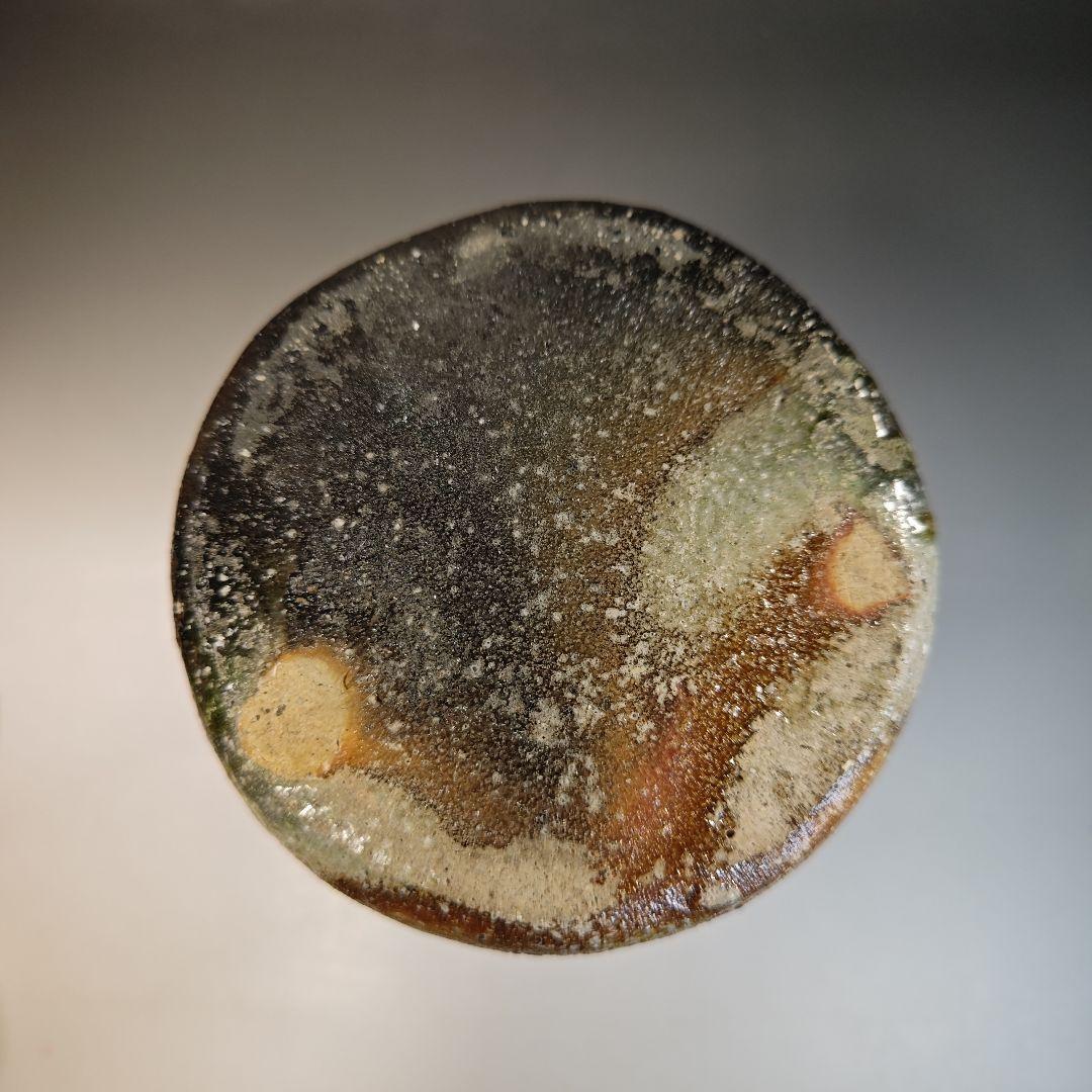 イ414 水指『杉本忠（瑞峯）作』『信楽 細水指 共箱』茶道具