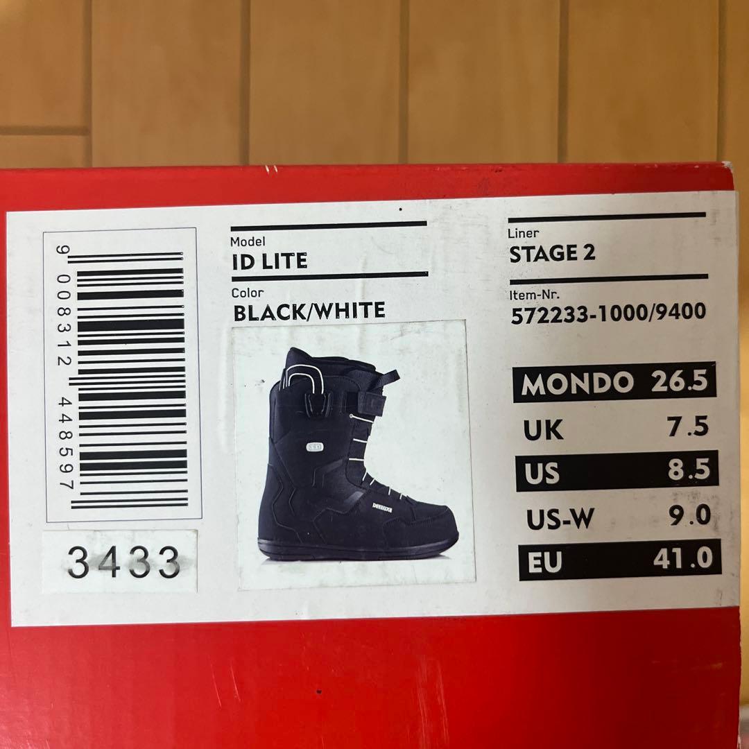 22-23 DEELUXE【ID LITE】BLACK 26.5cm