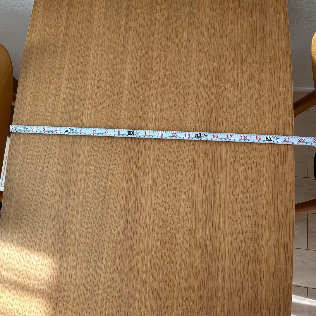 【群馬近郊】　ダイニングテーブル　イス　3点セット　1〜2人用　コンパクト