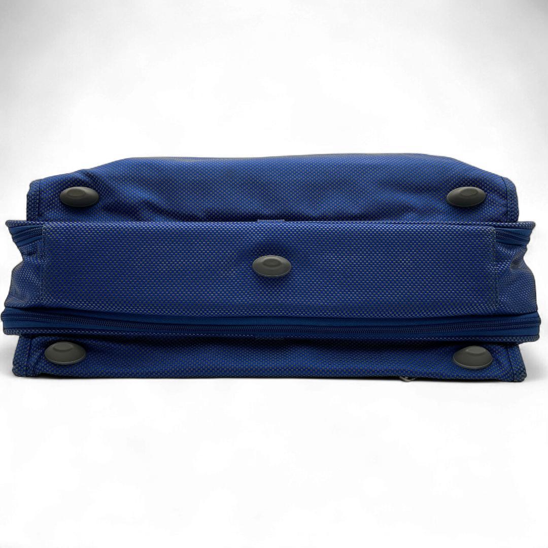 良品 TUMI ビジネスバッグ ナイロン ブルー 22121IN