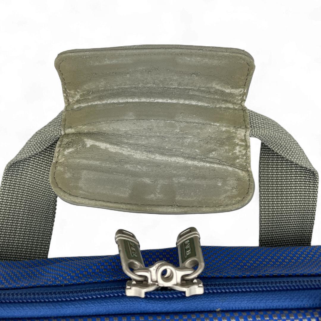 良品 TUMI ビジネスバッグ ナイロン ブルー 22121IN