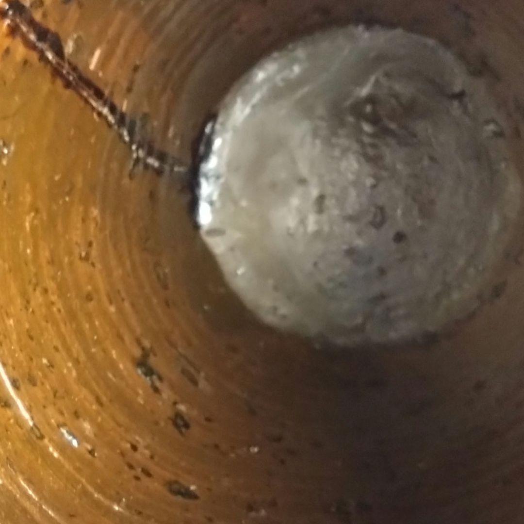 備前焼 南蛮手花生 古備前 錫繕い 漆繕い 古美術 桃山 江戸 花器 壷