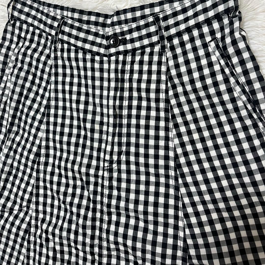 BLACK COMME des GARCONS ギンガムチェック サルエルパンツ