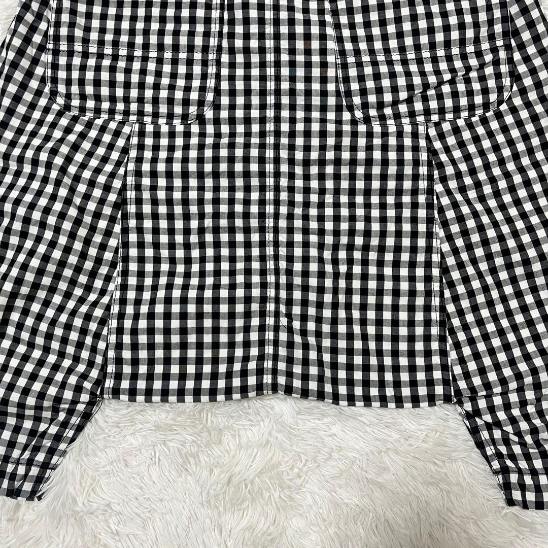 BLACK COMME des GARCONS ギンガムチェック サルエルパンツ