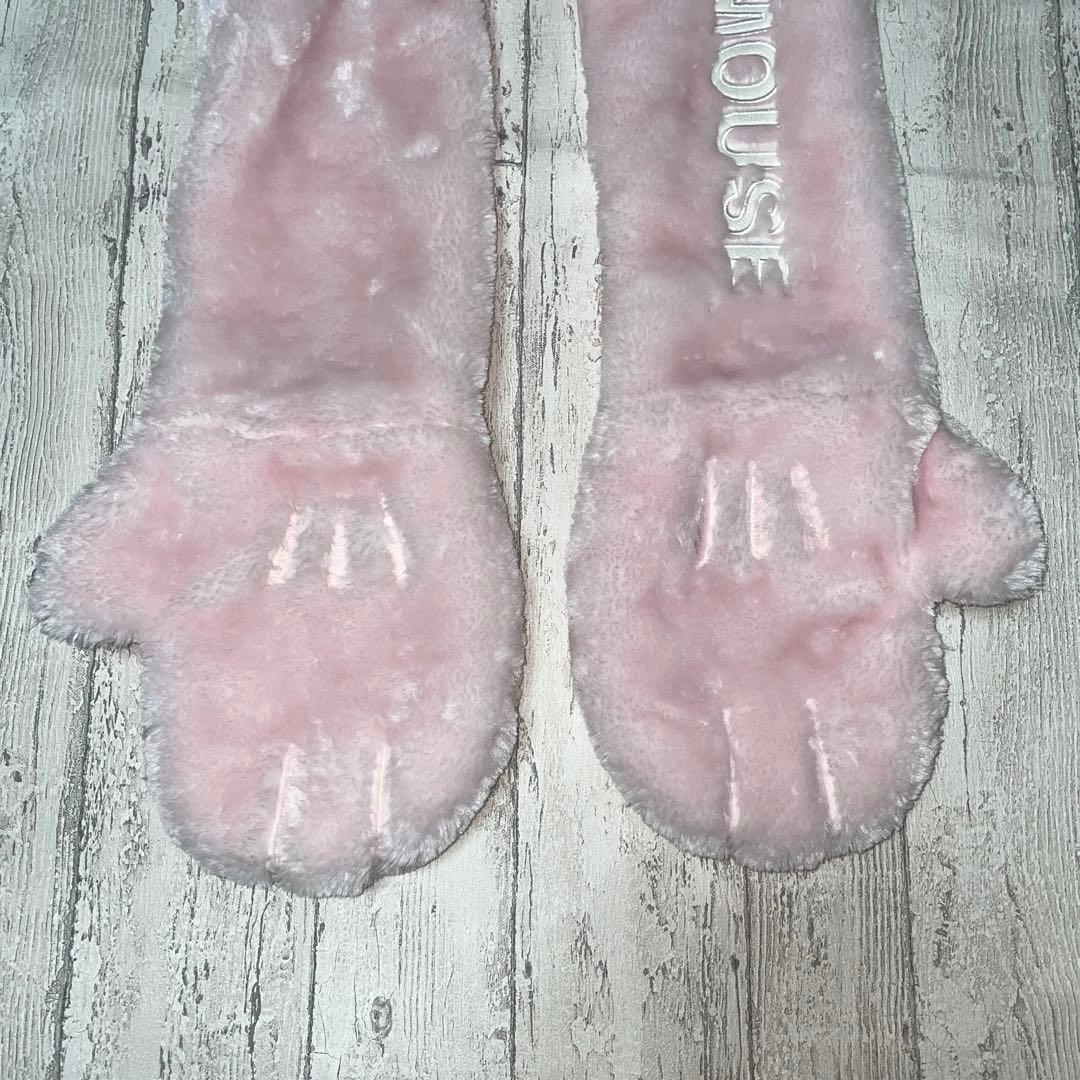 ディズニーマフラーファンキャップ　ピンク