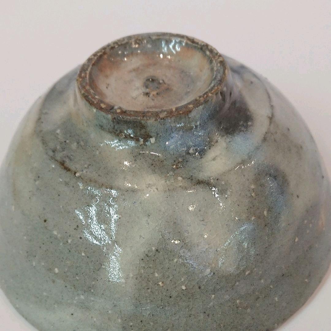 【茶道具】茶碗 萩焼 平茶碗  松唐山作