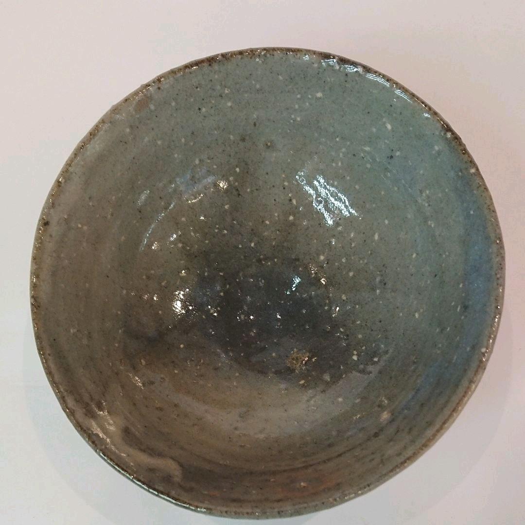 【茶道具】茶碗 萩焼 平茶碗  松唐山作