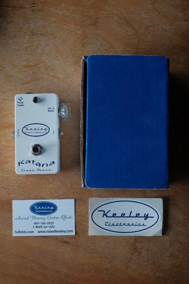 コレクション級！Keeley Katana Clean Boost v1 初期型