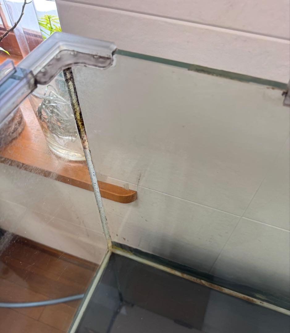 その1大型水槽 (ガラス水槽 オーバーフロー水槽 キャビネットセット)